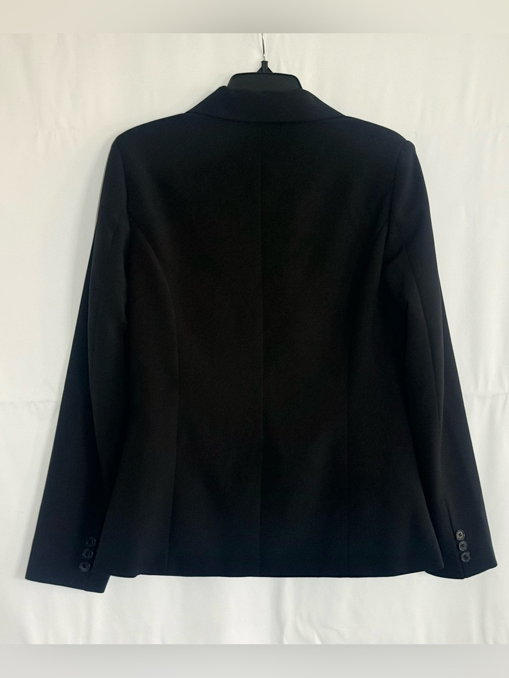 Calvin Klein Black Women's Double-Button Tailored Blazer - Picture 3 of 3